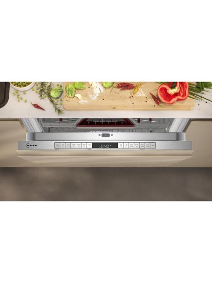 Neff N70 S187ZCX03G Fully Integrated Dishwasher with Zeolith Drying, Stainless Steel - view 2, Stainless Steel