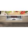 Neff N50 S875HKX21G Fully Integrated Slimline Dishwasher, Stainless Steel