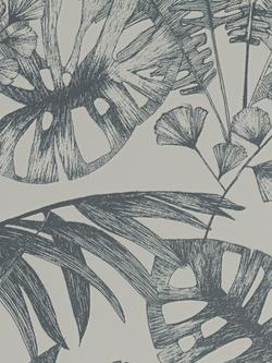 John Lewis Ipanema Heritage Wallpaper - view 2, Bluestone