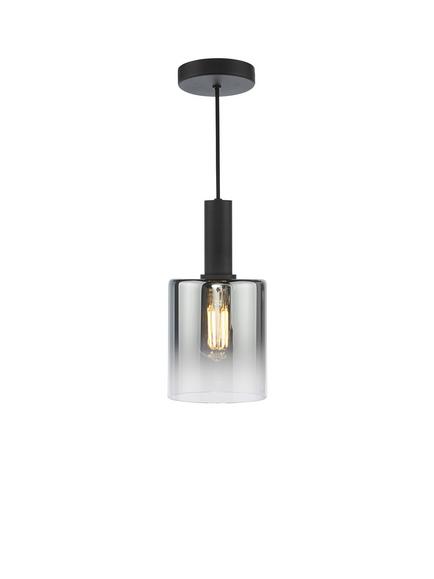 Där Savannah Pendant Ceiling Light, Black/Smoked, Black/Smoked