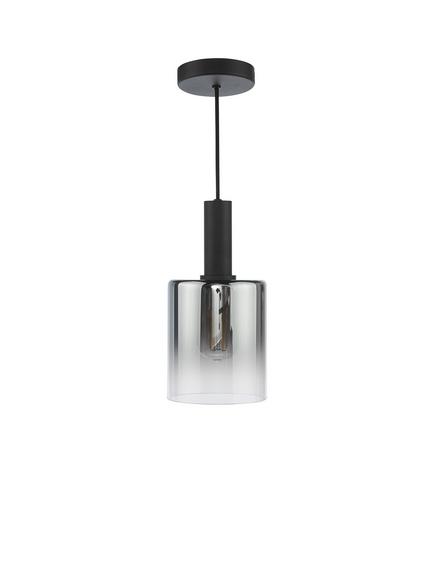 Där Savannah Pendant Ceiling Light, Black/Smoked - view 2, Black/Smoked