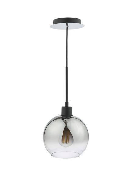 Där Lycia Mirror Pendant Ceiling Light - view 2, Black Ombre