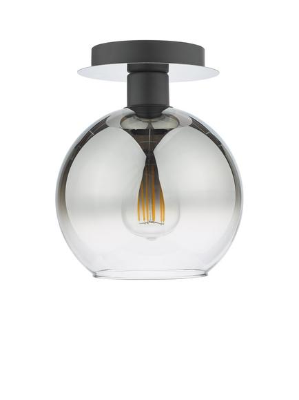 Där Lycia Semi-Flush Mirror Ceiling Light - view 2, Black Ombre