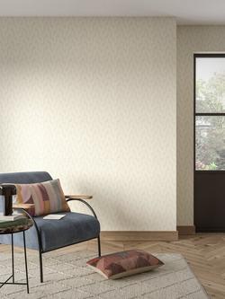 John Lewis Link Vinyl Wallpaper - view 2, Putty