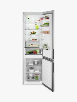 AEG RCB636E2MX Freestanding 60/40 Fridge Freezer, Stainless Steel - view 2, Stainless Steel