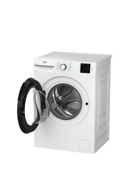 Beko BM3WT3941W Freestanding Washing Machine, 9kg Load, 1400rpm, White, White