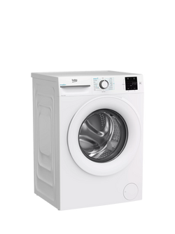 Beko BM3WT3941W Freestanding Washing Machine, 9kg Load, 1400rpm, White - view 2, White