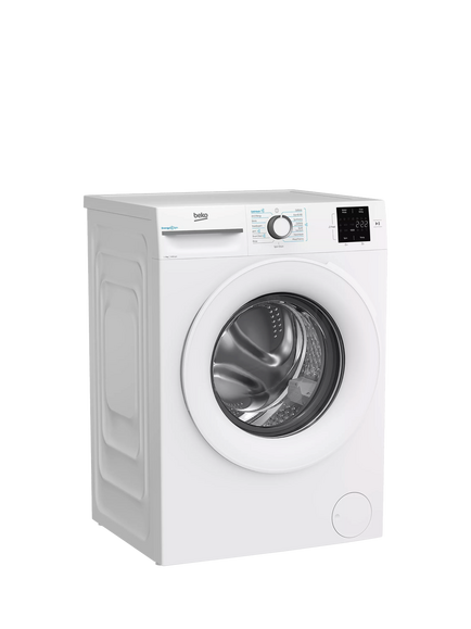 Beko BM3WT3941W Freestanding Washing Machine, 9kg Load, 1400rpm, White - view 2, White
