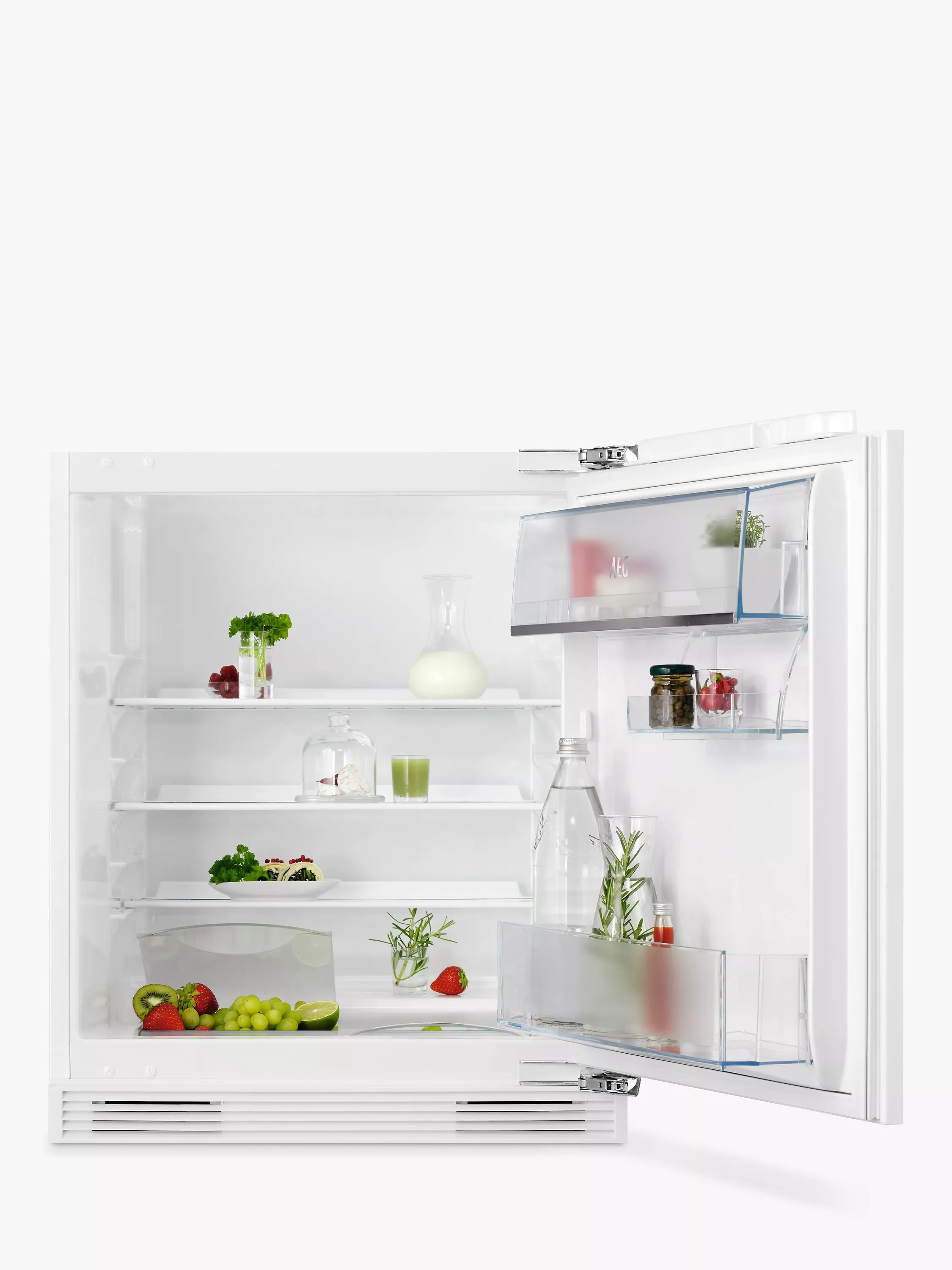 AEG NSK6I82EF Integrated Under Counter Fridge, White