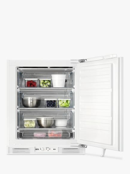 AEG OAB6I82EF Integrated Under Counter Freezer, White, White