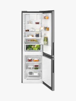 AEG ORC7P321DX Freestanding Fridge Freezer, Silver - view 2, Silver