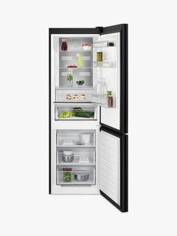 AEG RCB732E7MG Freestanding Fridge Freezer, Matt Black - view 2, Matt Black