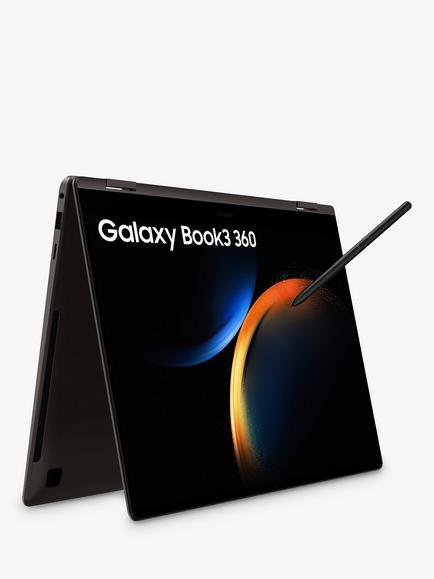 Samsung Galaxy Book3 360 Convertible Laptop, Intel Core i5 Processor, 16GB RAM, 512GB SSD, 13.3" AMOLED Touch Screen, Graphite, Graphite
