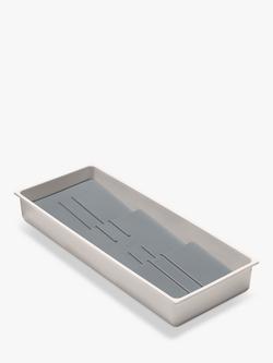The OXO Good Grips Spice Drawer Organizer, Grey/White