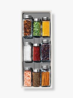 The OXO Good Grips Spice Drawer Organizer - view 2, Grey/White