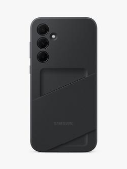 Samsung Galaxy A35 Card Slot Case, Black, Black