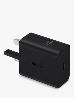 Samsung Super Fast Charger, USB Type-C (Cable Included), 45W, Black, Black