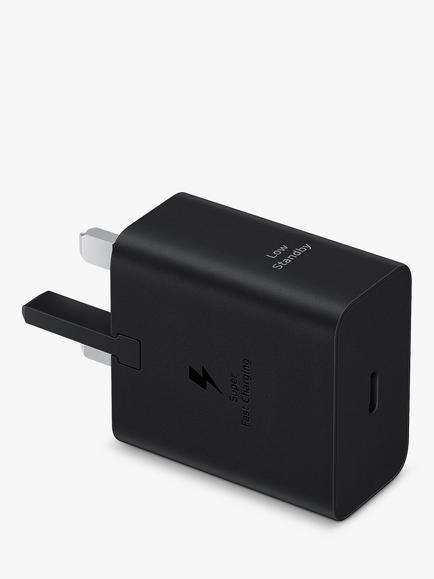 Samsung Super Fast Charger, USB Type-C (Cable Included), 45W, Black, Black