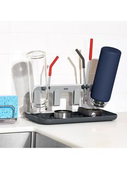 OXO Frame Bottle Dry Rack, Grey/Silver - view 2, Grey/Silver