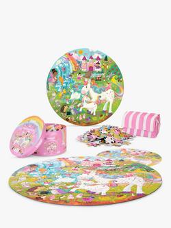 boppi Unicorn Round Puzzle, 150 Pieces - view 2, Multi