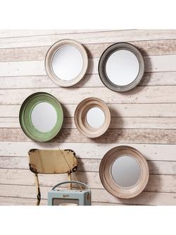 Gallery Direct Belmont Round Metal Wall Mirrors, Set of 5, Assorted - view 2, Assorted