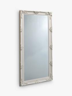 Gallery Direct Denver Baroque Wood Frame Full-Length Leaner Mirror, 165 x 79.5cm - view 2, Cream