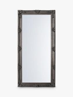 Gallery Direct Denver Baroque Wood Frame Full-Length Leaner Mirror, 165 x 79.5cm, Silver