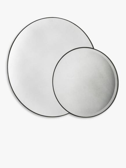 Gallery Direct Lodi Wall Mirror, 90 x 111cm, Black