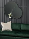 Gallery Direct Lodi Wall Mirror, 90 x 111cm, Black
