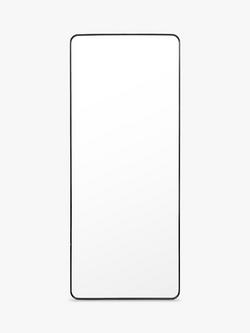 Gallery Direct Riverside Full-Length Metal Frame Leaner Mirror, 170 x 70cm, Black