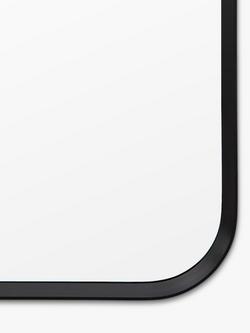 Gallery Direct Riverside Full-Length Metal Frame Leaner Mirror, 170 x 70cm - view 2, Black