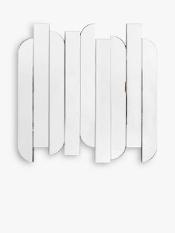 Gallery Direct Winslow Bevelled Glass Wall Mirror, 90 x 90cm, Clear, Clear