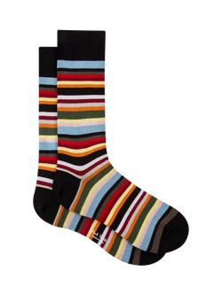 Paul Smith Signature Stripe Socks, Multi, One Size, Multi