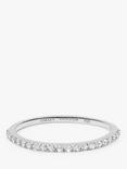 Daisy London Topaz Half Eternity Ring, Silver