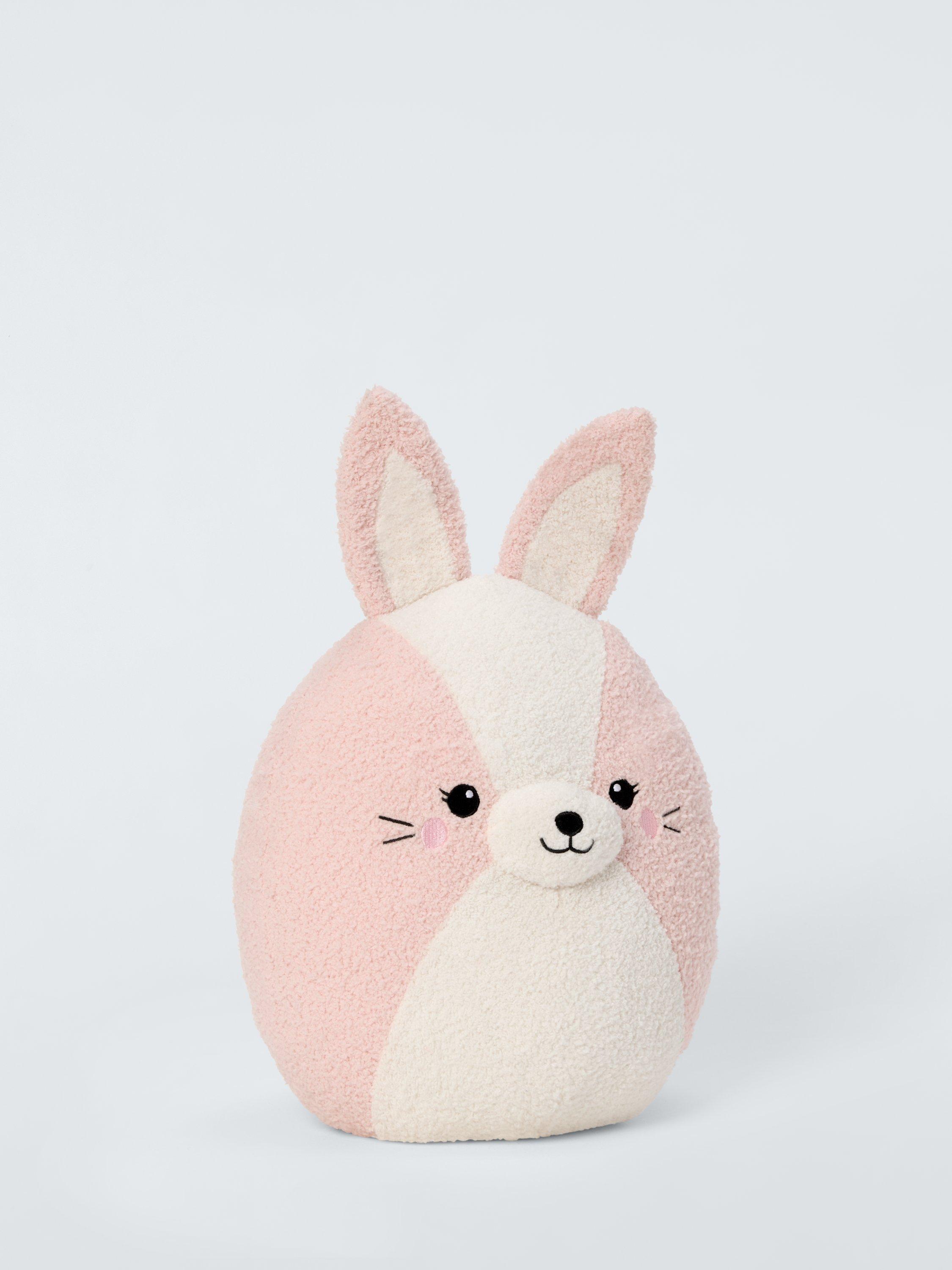 John Lewis Edith the Fluffy Bunny Soft Toy Pink