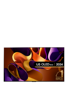 LG OLED65G45LW (2024) OLED HDR 4K Ultra HD Smart TV, 65 inch with Freeview Play/Freesat HD, Dolby Atmos & One Wall Design, Light Satin Silver