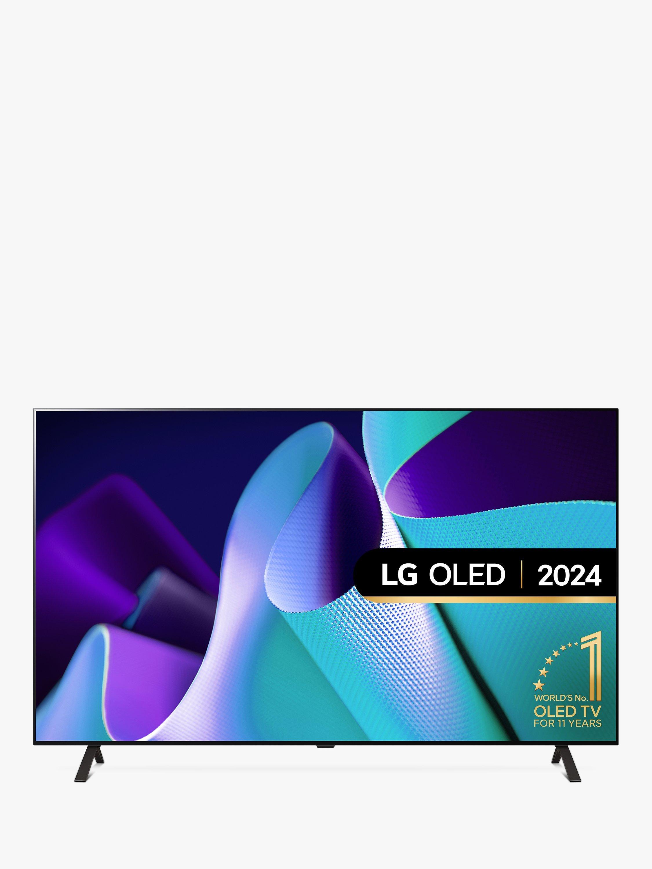 LG OLED77B42LA (2024) OLED HDR 4K Ultra HD Smart TV, 77 inch with Freeview Play/Freesat HD & Dolby Atmos, Rocky Black