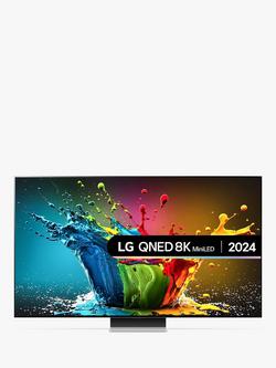 LG 75QNED99T9B (2024) QNED MiniLED HDR 8K Ultra HD Smart TV, 75 inch with Freeview Play/Freesat HD & Dolby Atmos, Satin Silver, Satin Silver