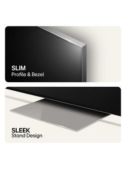 LG 75QNED99T9B (2024) QNED MiniLED HDR 8K Ultra HD Smart TV, 75 inch with Freeview Play/Freesat HD & Dolby Atmos, Satin Silver - view 2, Satin Silver