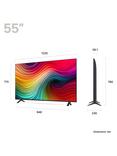 LG 55NANO81T6A (2024) LED HDR NanoCell 4K Ultra HD Smart TV, 55 inch with Freeview Play/Freesat HD, Ashed Blue