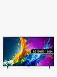 LG 50QNED80T6A (2024) QNED HDR 4K Ultra HD Smart TV, 50 inch with Freeview Play/Freesat HD, Ashed Blue