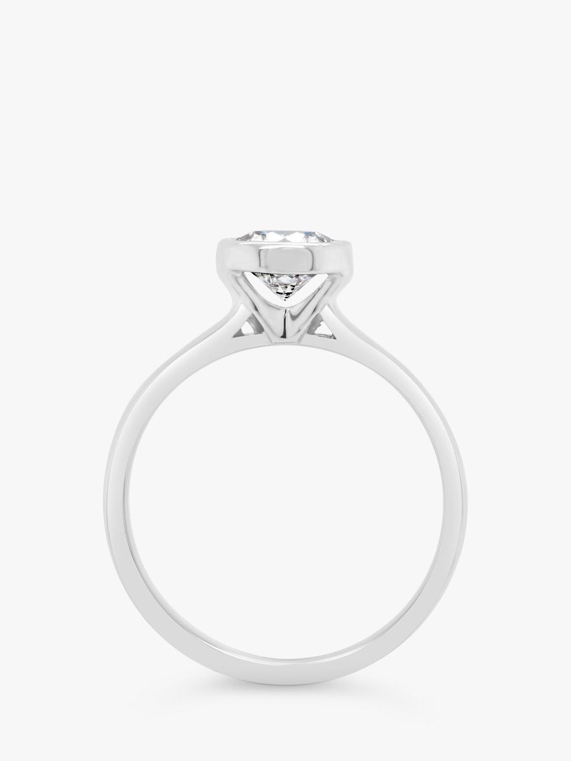Product image 4 of 7, which shows Milton & Humble Jewellery Second Hand Platinum Diamond Engagement Ring