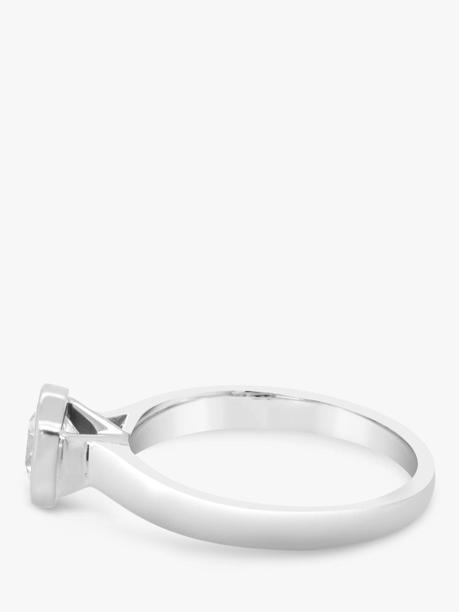 Product image 5 of 7, which shows Milton & Humble Jewellery Second Hand Platinum Diamond Engagement Ring