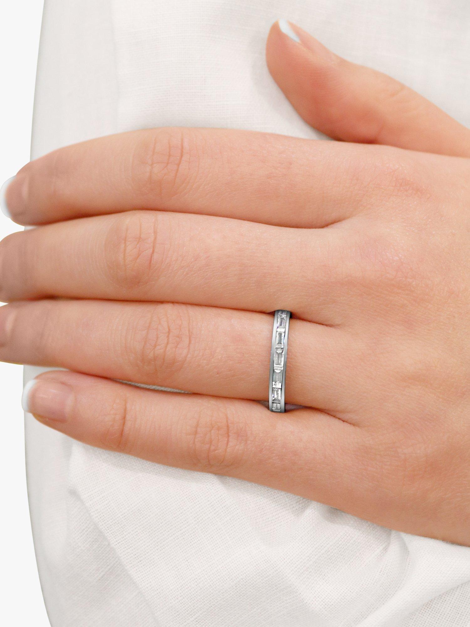 Product image 5 of 6, which shows Milton & Humble Jewellery Pre-Loved Platinum Diamond Eternity Ring