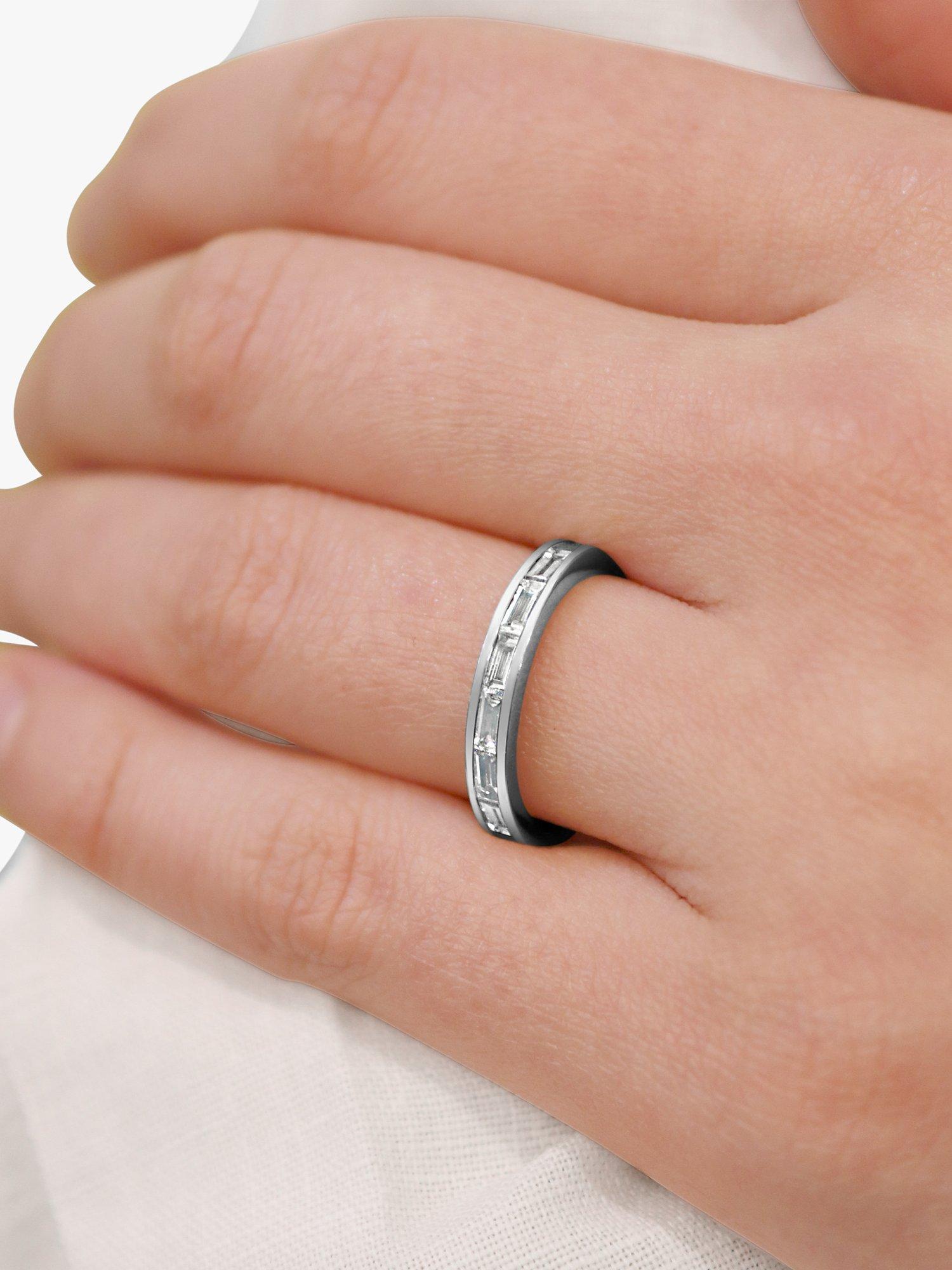 Product image 6 of 6, which shows Milton & Humble Jewellery Pre-Loved Platinum Diamond Eternity Ring