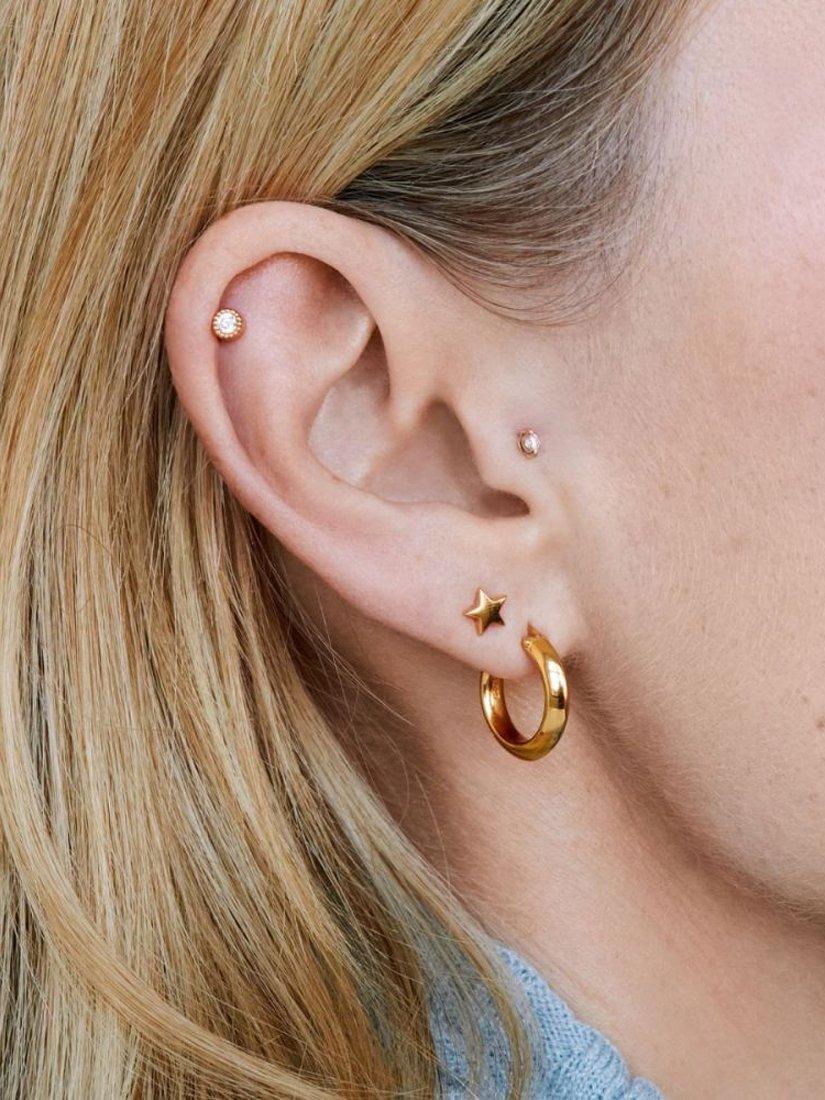 Dinny Hall Signature Chunky Hoop Earrings, Gold