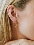 Dinny Hall Sunbeam Small Point Huggie Hoop Earrings