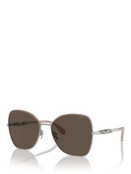 CHANEL Butterfly Sunglasses CH4283, Multi/Brown, Multi/Brown