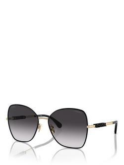 CHANEL Butterfly Sunglasses CH4283, Black/Gold, Black/Gold