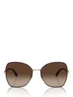 CHANEL Butterfly Sunglasses CH4283, Dark Havana/Gold - view 2, Dark Havana/Gold